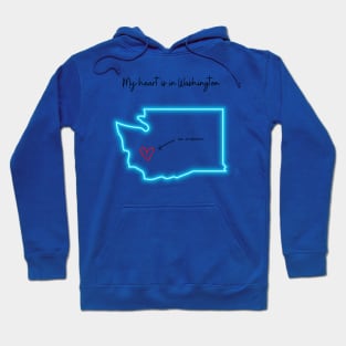 My heart is in Washington Hoodie